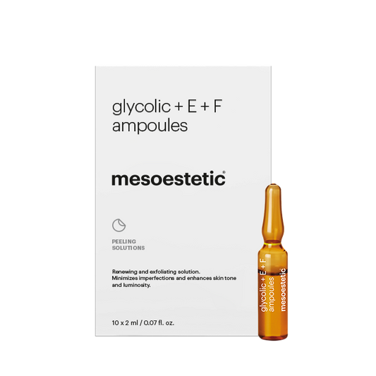 mesoestetic® glycolic + E + F ampoules